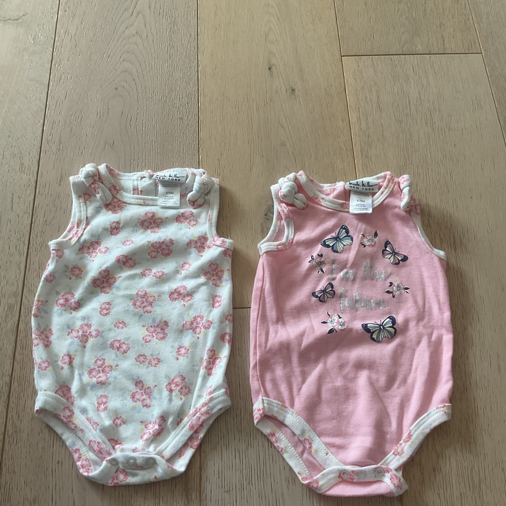 Nicole Miller Floral and Butterfly baby One Piece